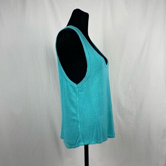 We The Free Take The Plunge Turquoise Tank Top - Picture 3 of 7